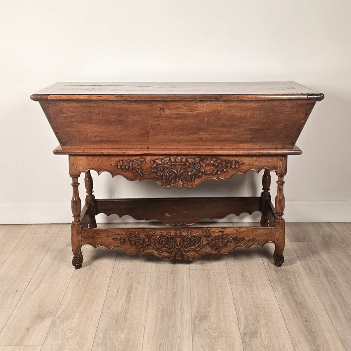 French Provincial Walnut Dough Bin, circa 1800