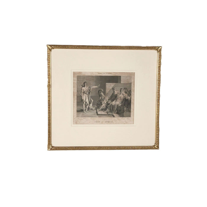 "Phèdre et Hippolite", Print, France circa 1800