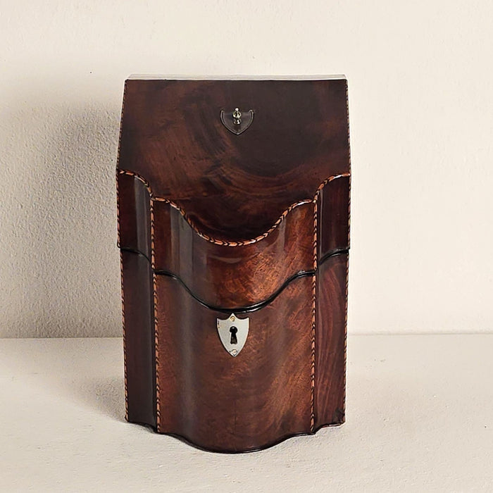Georgian Cutlery Box in Mahogany, circa 1790