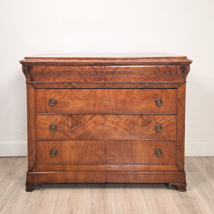 Louis Philippe Chest of Drawers in Walnut, France circa 1840