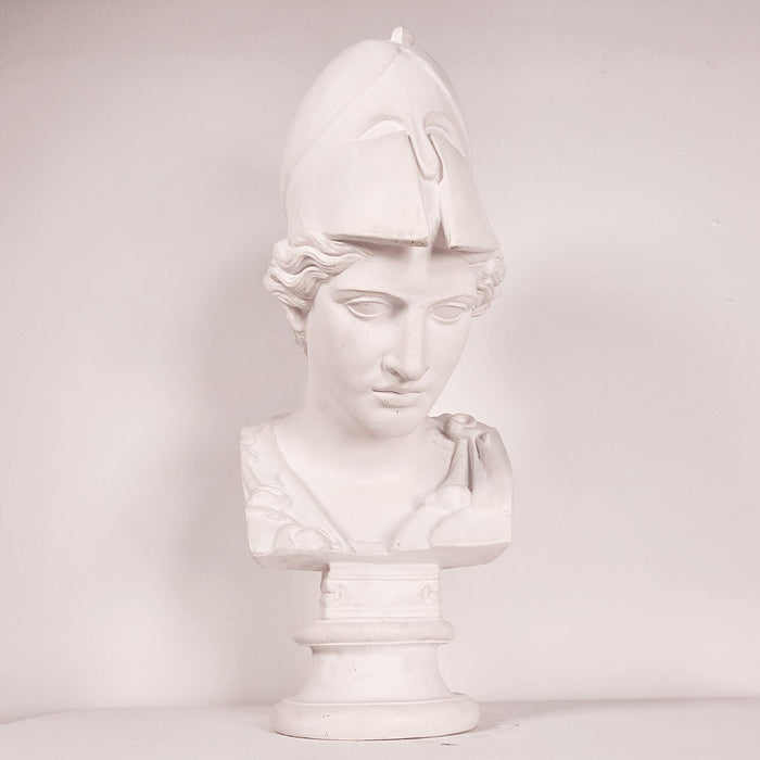Monumental Plaster Bust of Athena by Caproni, U.S.A. circa 1960