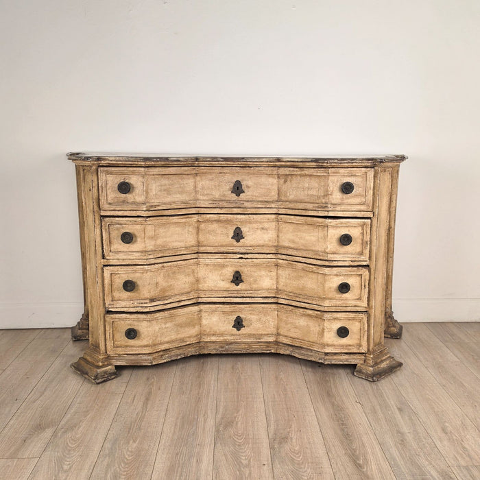 Danish Baroque Painted Chest of Drawers, circa 1750