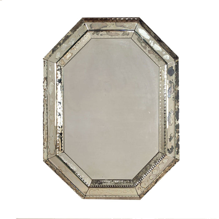 Octagonal Venetian Mirror, Italy circa 1920