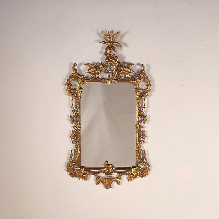 Vintage Chinese Chippendale Style Mirror