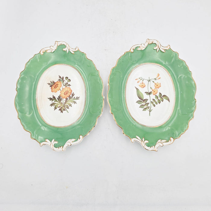 Pair of Dessert Plates, 19th Century