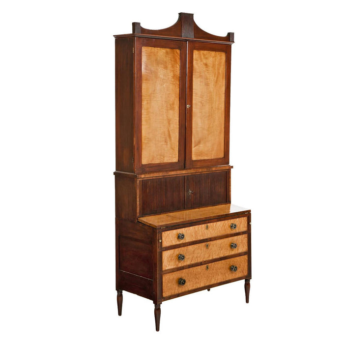 Circa Early 19th Century American Federal Secretary – Bookcase Was $8950