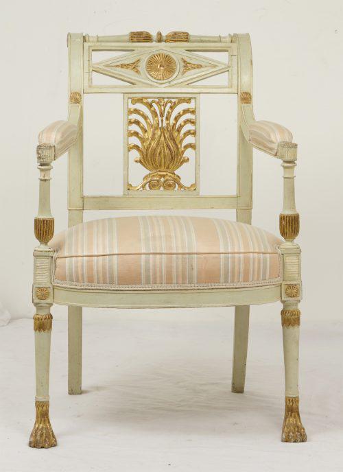 Neoclassical Louis XVI Georges Jacob Chairs - a Pair, France Circa 18th Century