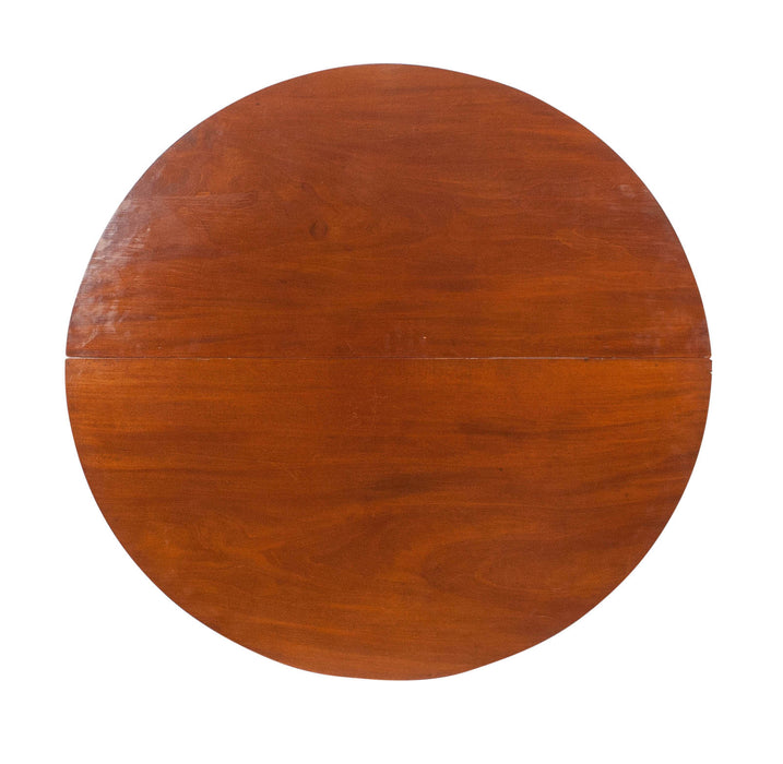 Circa 1780 Georgian English Mahogany Demilune Table
