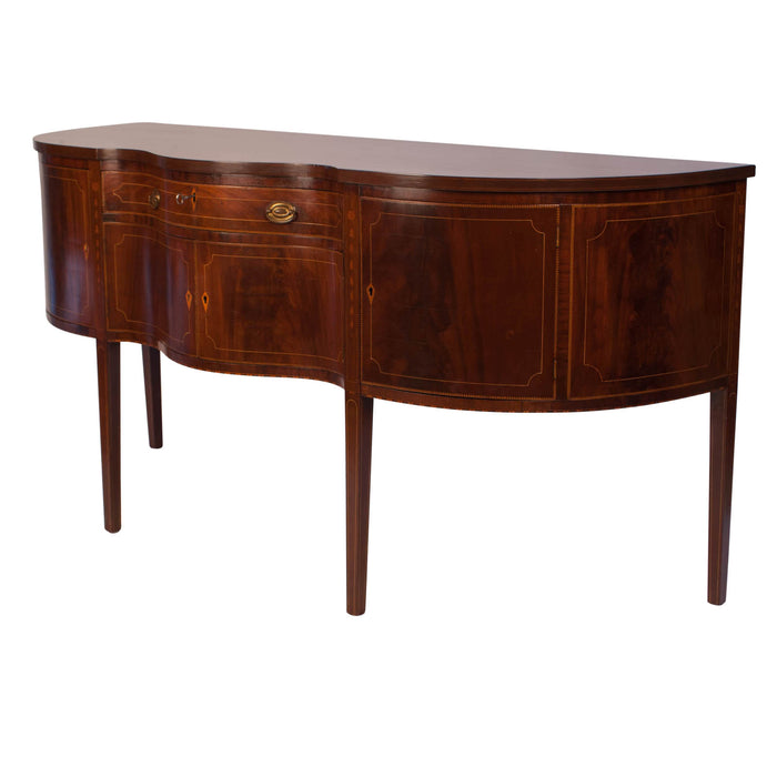 Circa 1800 Federal Mahogany Inlaid Sideboard, New York