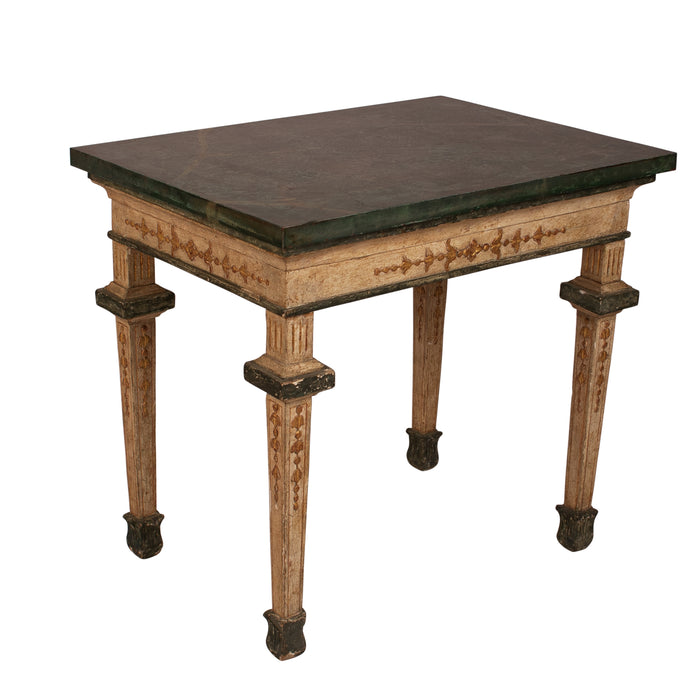 Neoclassical Painted Side Table, Italy 19th Century