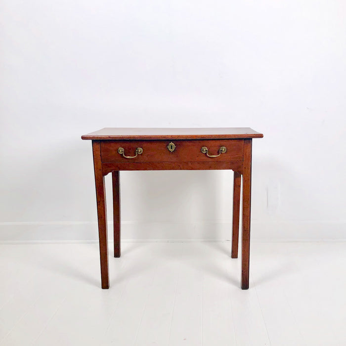 Chippendale Mahogany One Drawer Table, England circa 1780