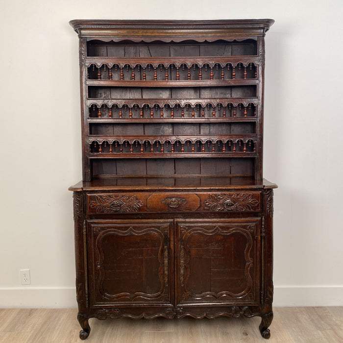 Circa 1790 French Carved Kitchen Cabinet / Vaisselier Was $6950