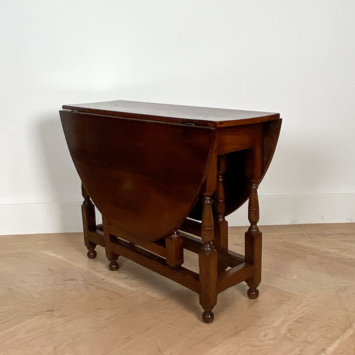 Oak Drop Leaf Table, England Circa 19th Century