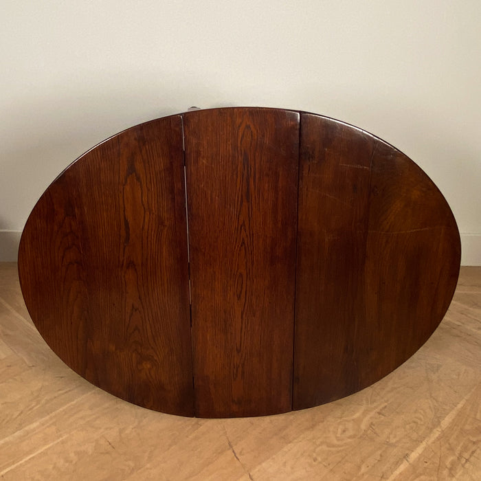 Oak Drop Leaf Table, England Circa 19th Century