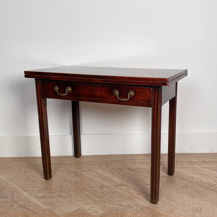 English Mahogany Game Table, 19th Century