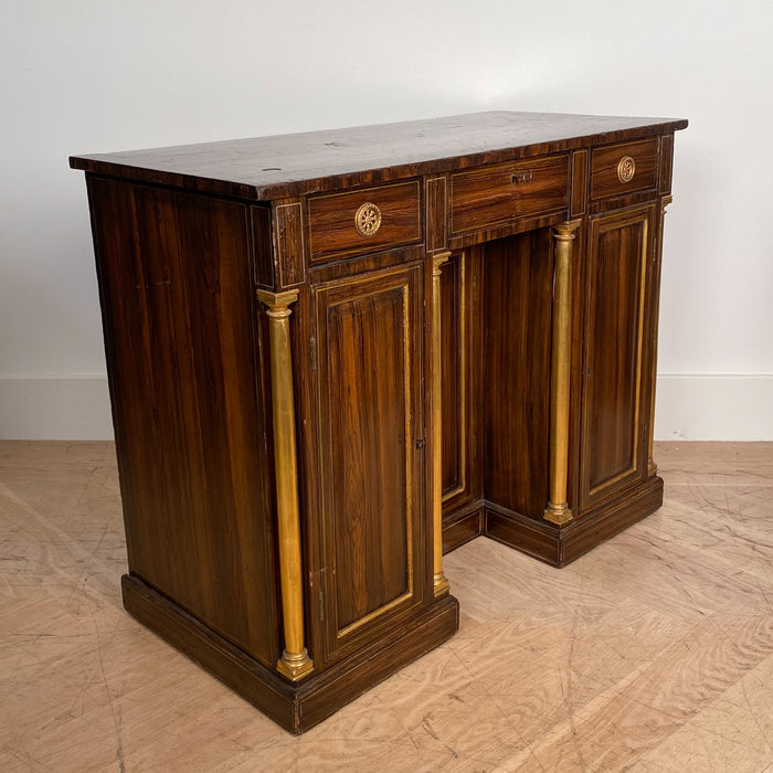 Faux Painted Desk & Cabinet, England Circa 19th Century Was $4950