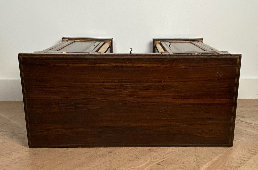 Faux Painted Desk & Cabinet, England Circa 19th Century Was $4950