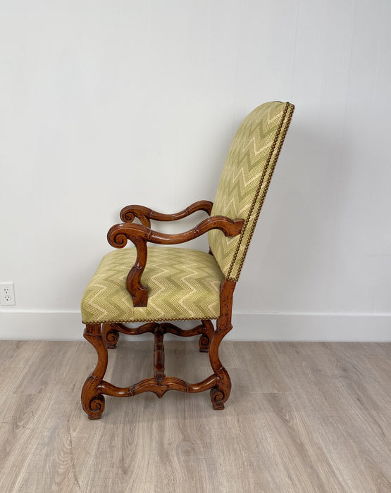 Circa 1650 Louis XIV Armchairs, France, a Pair