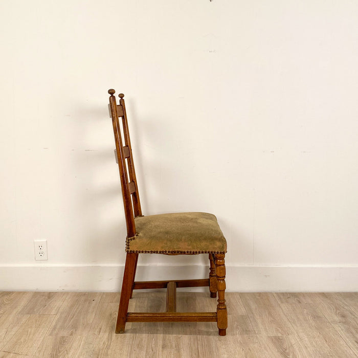 Circa 1750 Ladder Back Side Chair, Continental