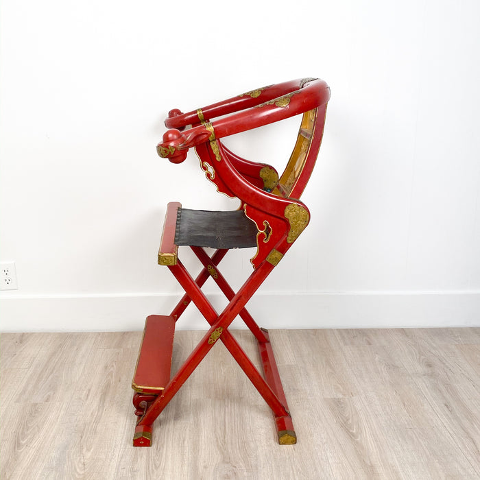 Circa 1840 Horse Shoe Chair, Japan. Was $3,750