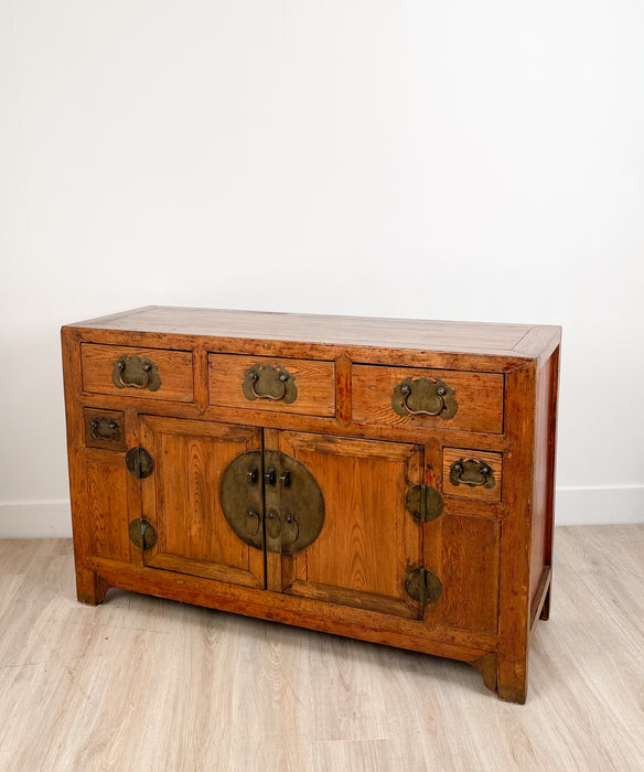Circa 1860 Elm Sideboard, China