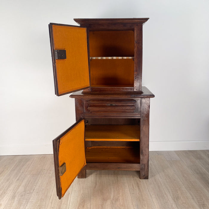 Circa 1700 Small Early French Buffet Deux Corps