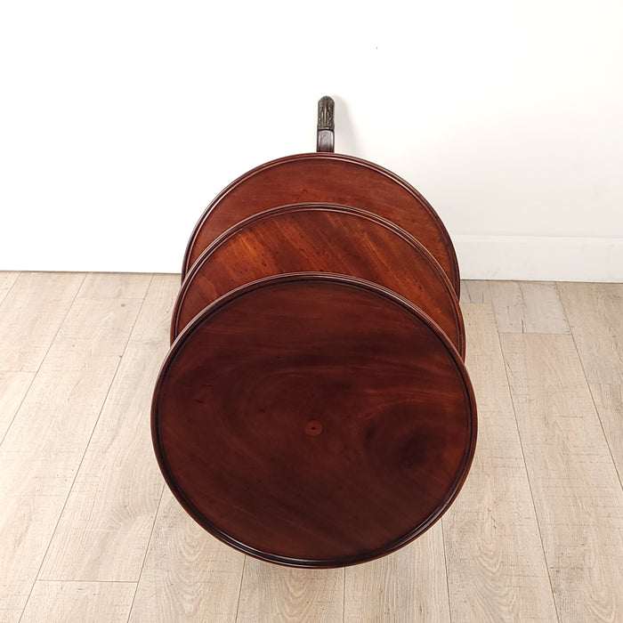 Late Georgian / Early Regency Mahogany Silent Waiter, circa 1815