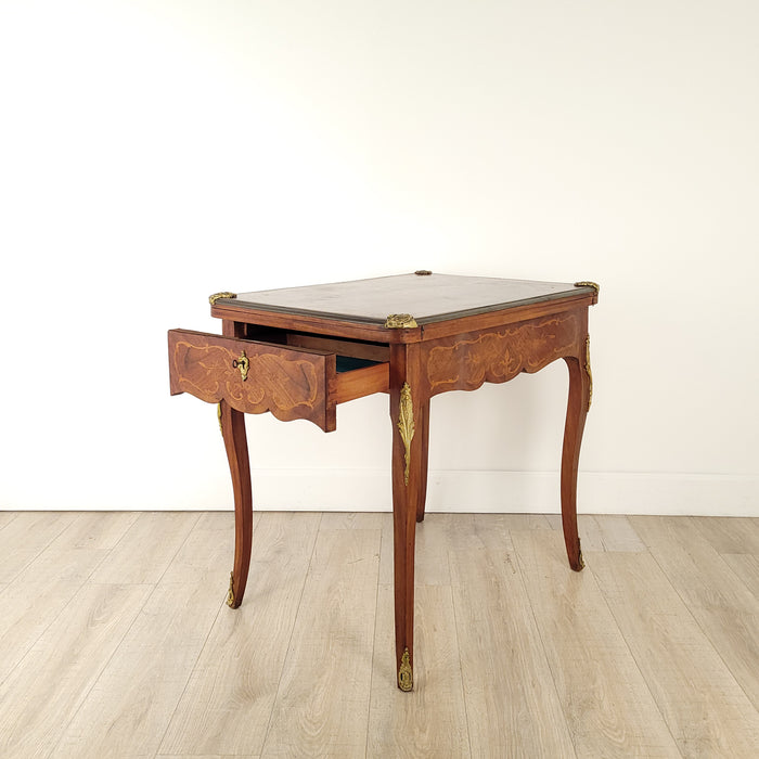 Belle Époque French Inlaid Game Table, circa 1900