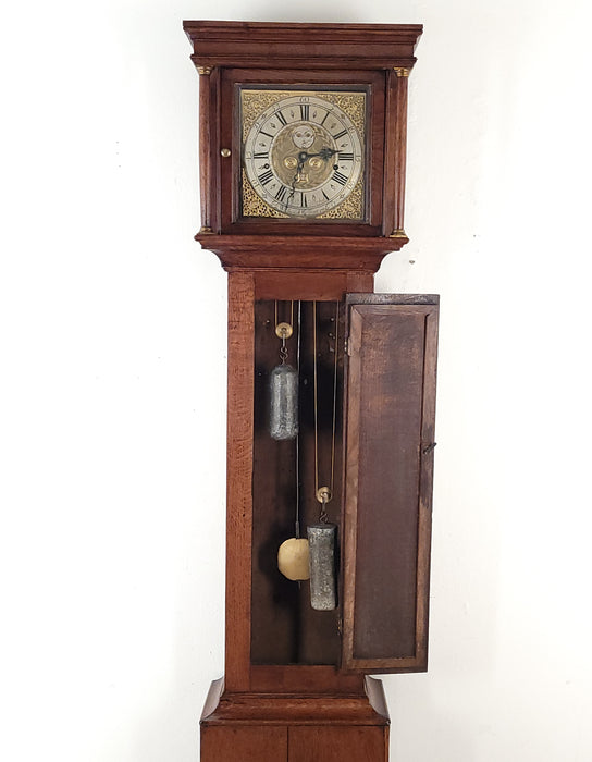 Early Georgian Clock by Richard Marshall Wolsingham, 1734