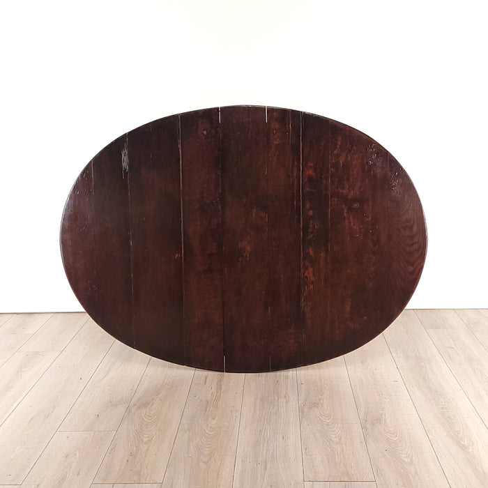 Early 19th Century English Oak Dropleaf Table