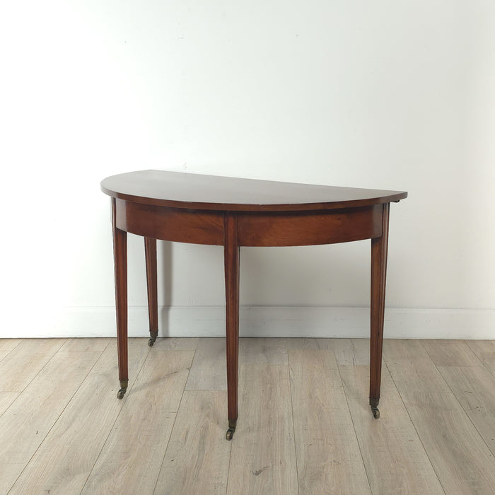 Georgian Demilune Table, England circa 1800