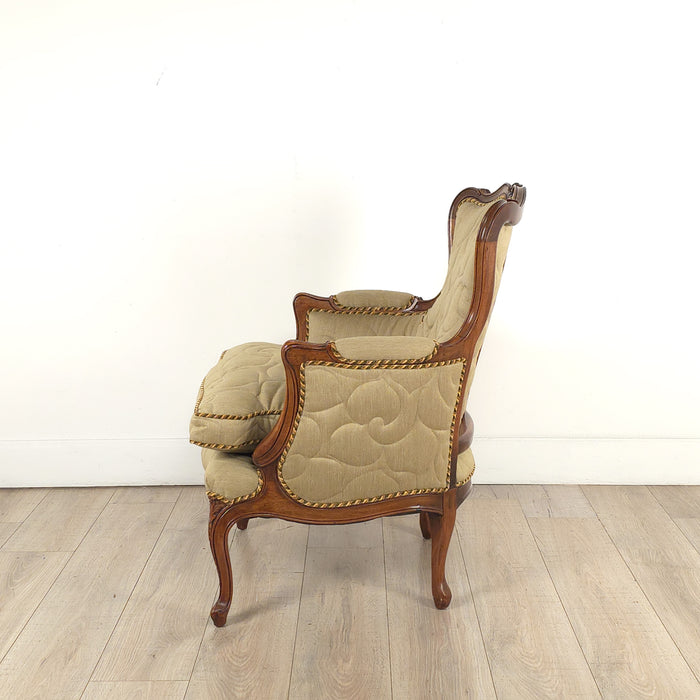 Italian Fruitwood Bergère, circa 1970