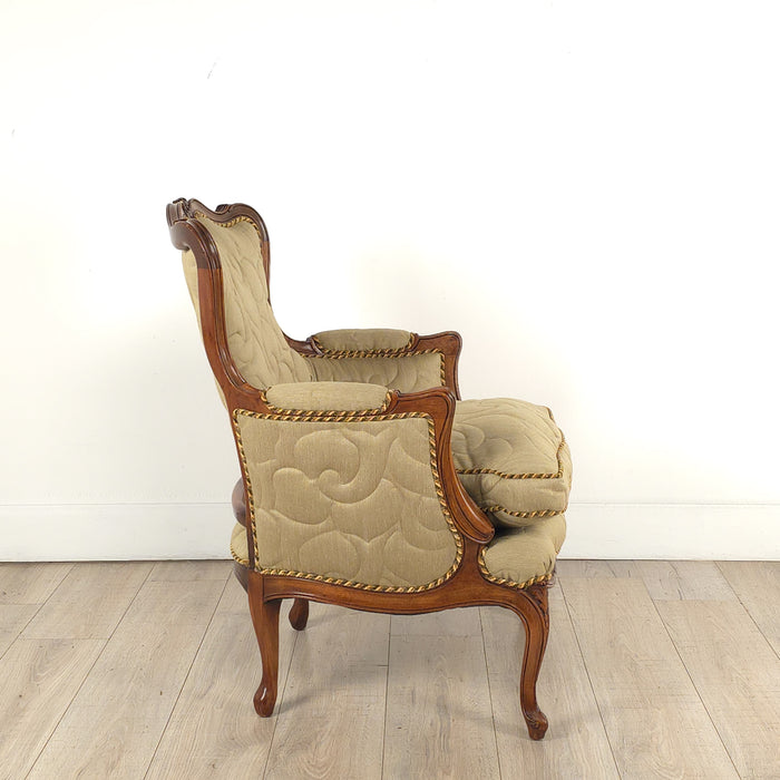 Italian Fruitwood Bergère, circa 1970
