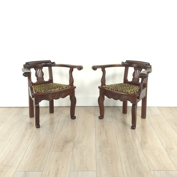 Pair of Italian Child's Armchairs, circa 1920
