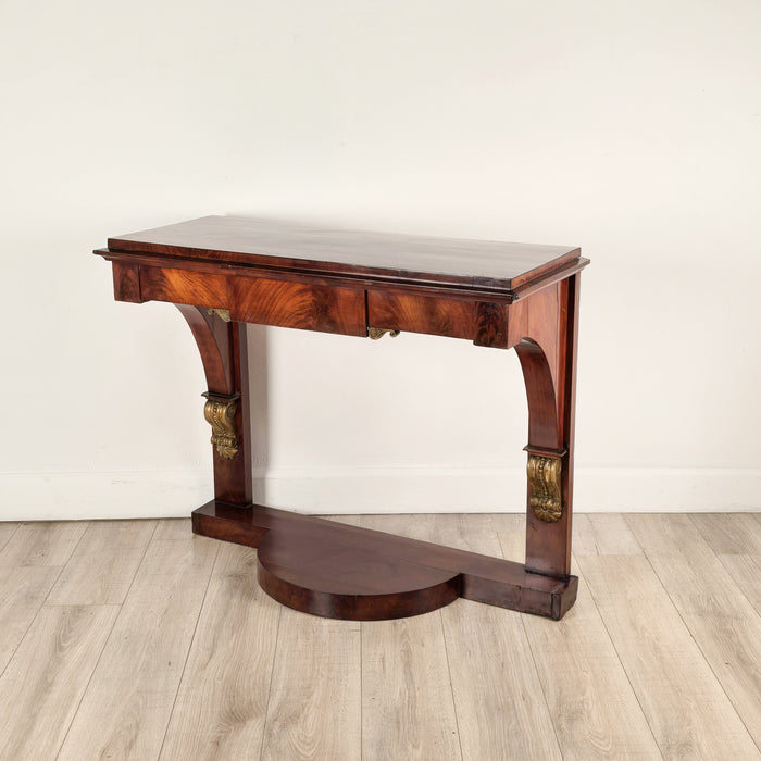 Baltic Neoclassical/Biedermeier Mahogany Console, Sweden circa 1830