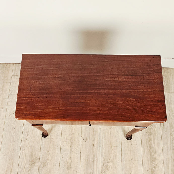 Rare Early English Mahogany Folding Table / Desk, circa 1775