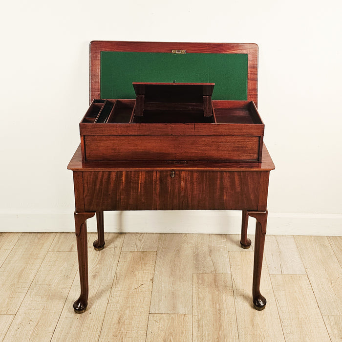 Rare Early English Mahogany Folding Table / Desk, circa 1775