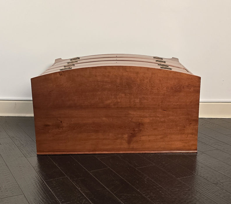 19th Century American Inlaid Bowfront Chest of Drawers