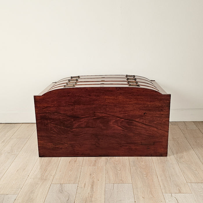 Early 19th Century Tiger-Striped Mahogany Chest, England circa 1810