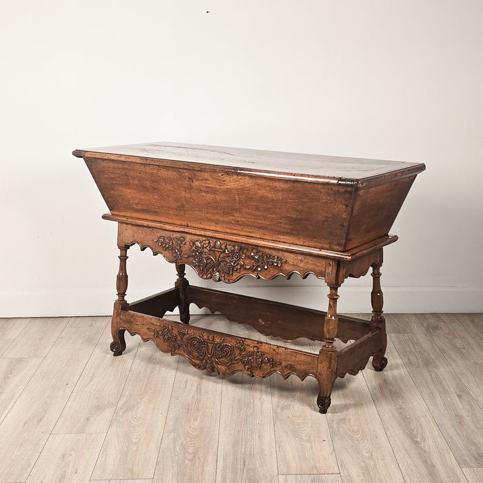 French Provincial Walnut Dough Bin, circa 1800