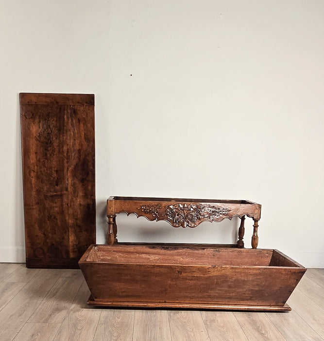 French Provincial Walnut Dough Bin, circa 1800