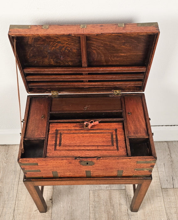 Early 19th Century Anglo-Indian Campaign Trunk
