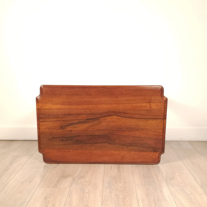 French Walnut Belle Époque One-Drawer Small Table, circa 1900