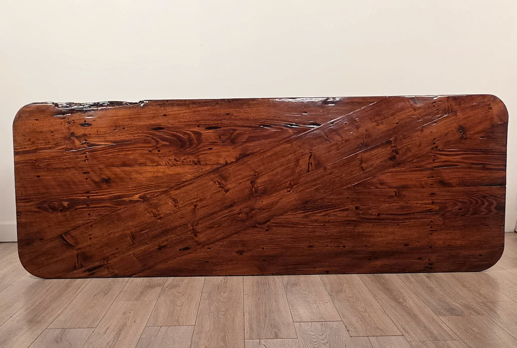 French Antique Farmhouse Table, 19th century
