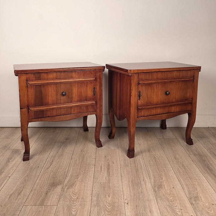 Pair of Italian Cherry Nightstands