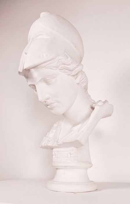 Monumental Plaster Bust of Athena by Caproni, U.S.A. circa 1960