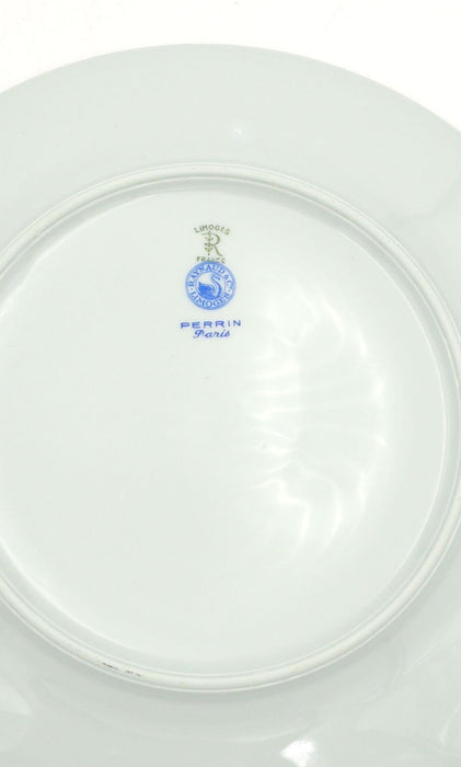 Set of Twelve Limoges Dinner Plates, France circa 1970