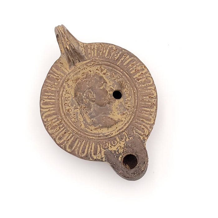 Roman Pottery Oil Lamp, Possibly Ancient, Italy