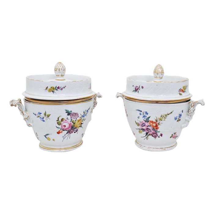 19th Century Porcelain Fruit Coolers - a Pair