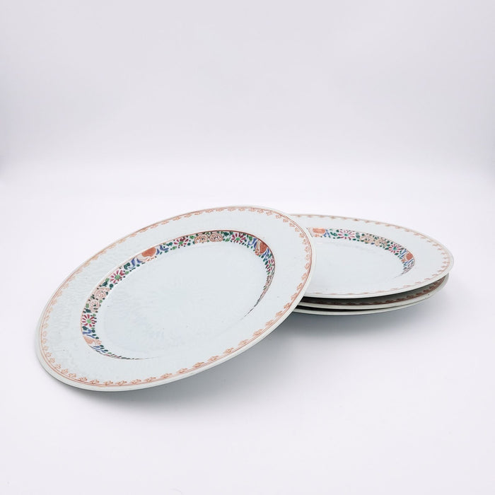One of Four Chinese Export Porcelain Plates, circa 1730. Priced individually.